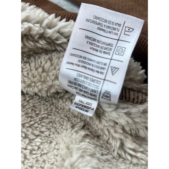 Coleman Mens XL Brown Sherpa-Lined Sweater With Pocket Workwear Warm Outdoors - Picture 11 of 12